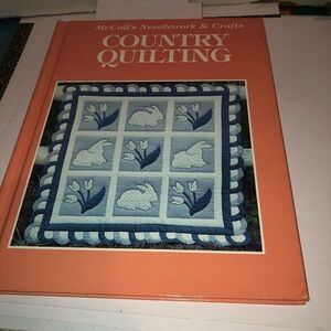 McCall's Needlework & Crafts Country Quilting hardcover book. Gently used